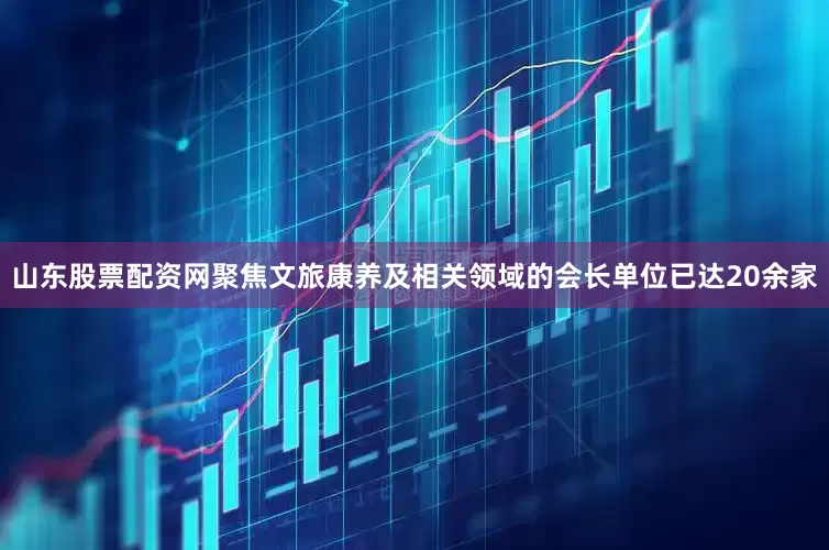 山东股票配资网聚焦文旅康养及相关领域的会长单位已达20余家